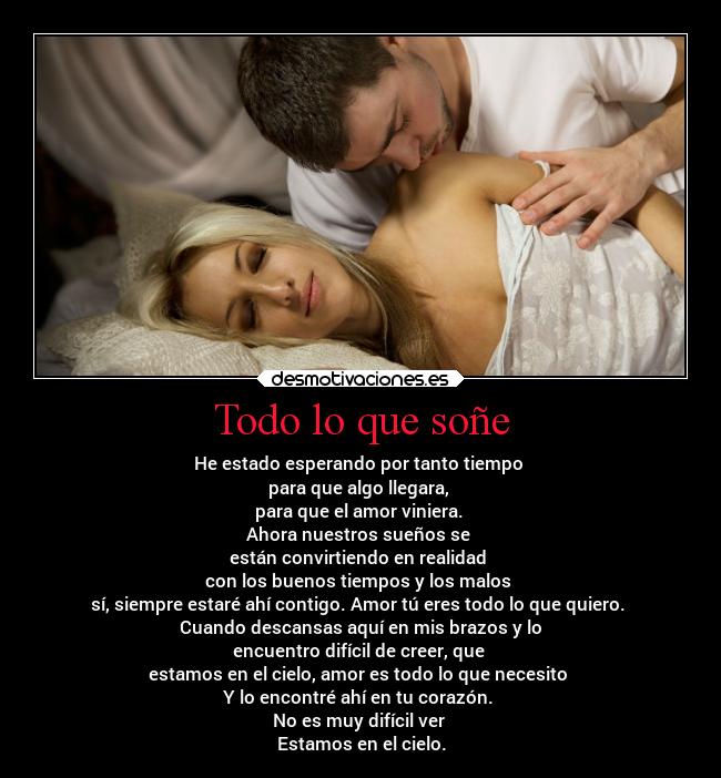 Todo lo que soñe - 