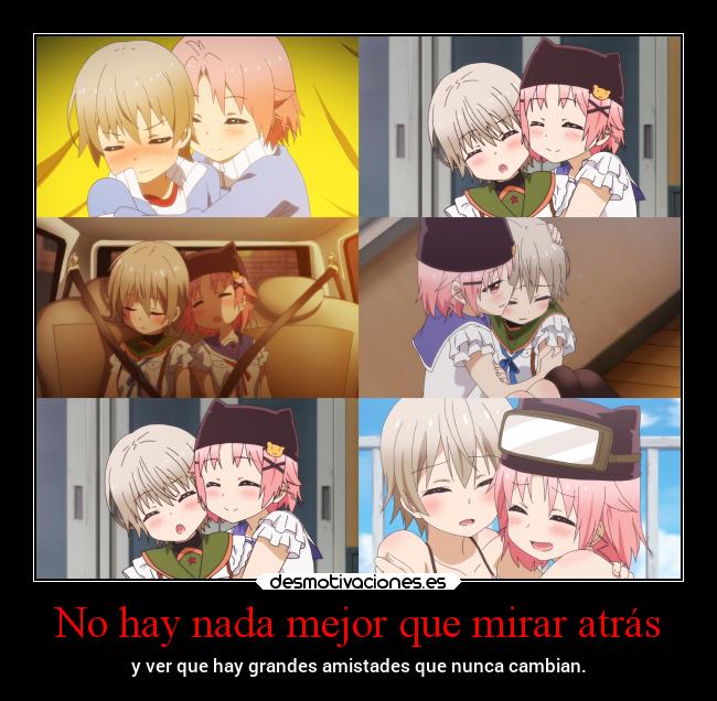 No hay nada mejor que mirar atrás - y ver que hay grandes amistades que nunca cambian.