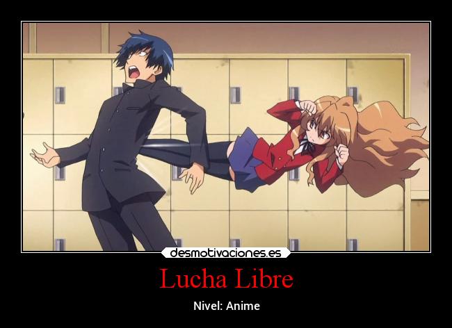 carteles anime deportes luchalibre desmotivaciones