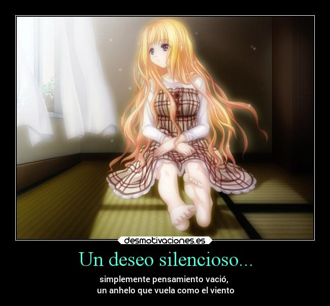 Un deseo silencioso... - 