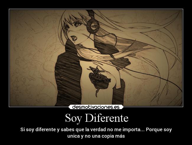 Soy Diferente -