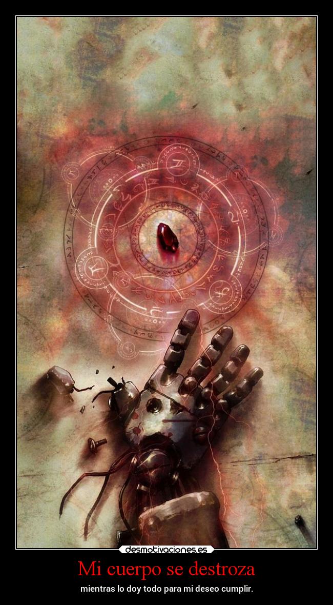 Mi cuerpo se destroza -