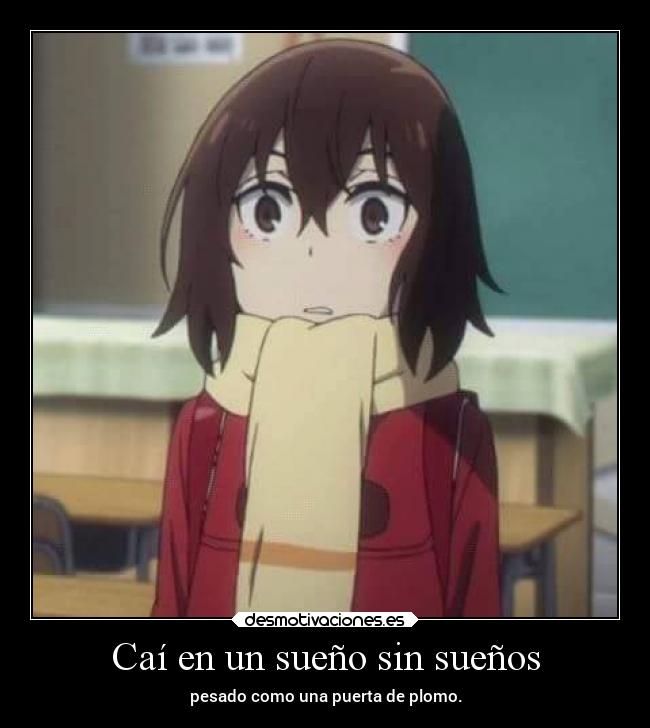 carteles anime desmotivaciones