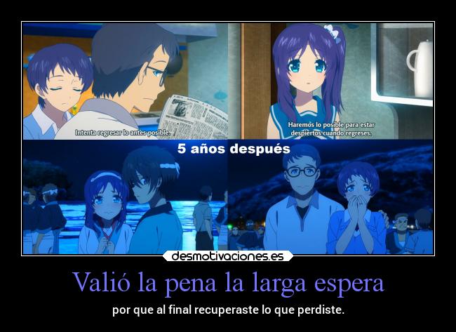 carteles anime naginoasukara naginoasukarafinal chisaki hiradaira tsumugu kihara desmotivaciones