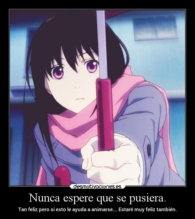 carteles anime noragami hiyoriiki desmotivaciones