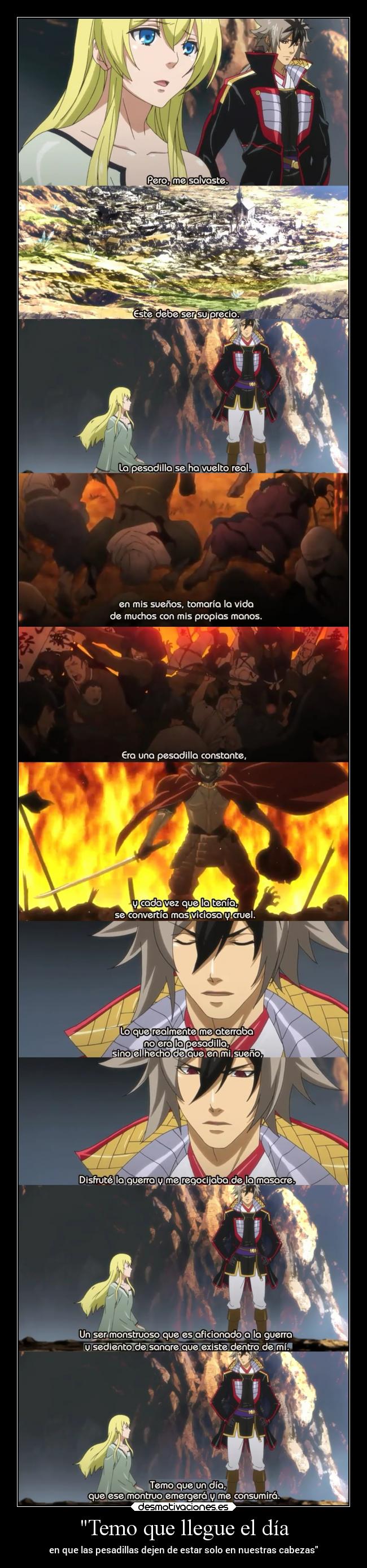 Temo que llegue el día -