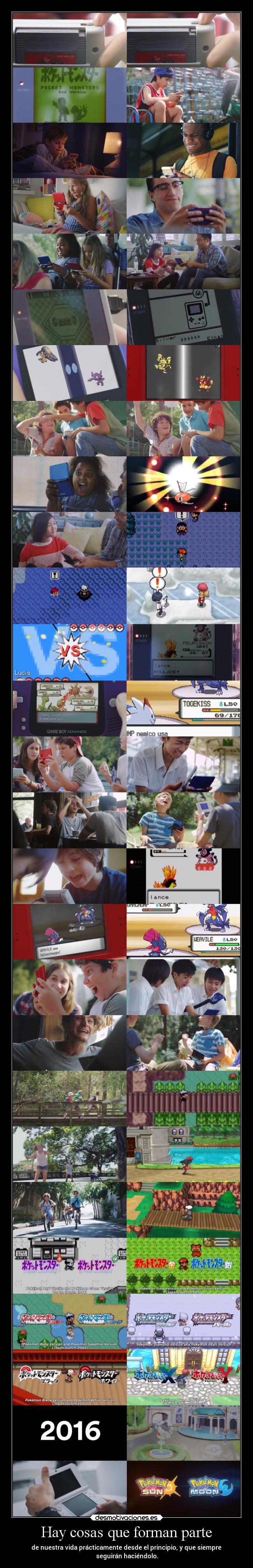 Hay cosas que forman parte -