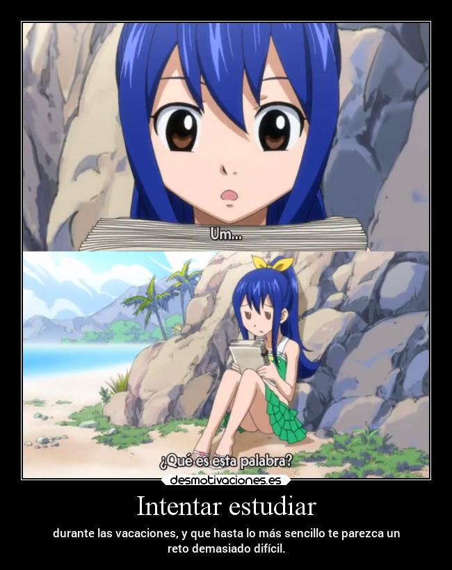 Intentar estudiar -