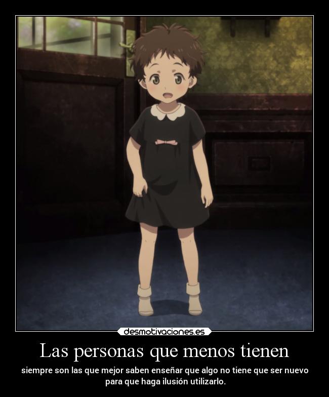 Las personas que menos tienen -