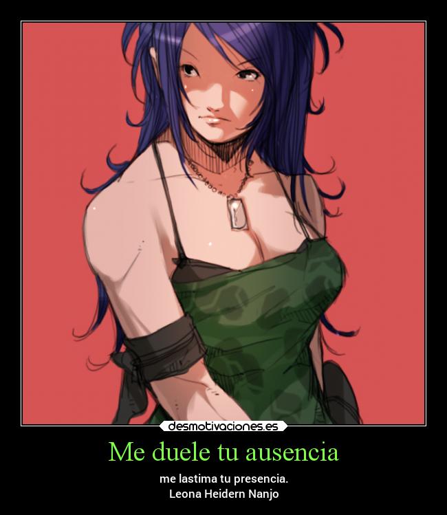 Me duele tu ausencia -