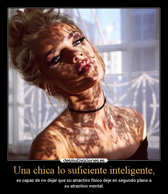 Una chica lo suficiente inteligente, - 