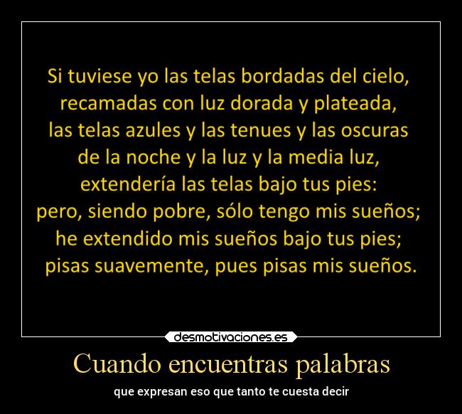 Cuando encuentras palabras - 