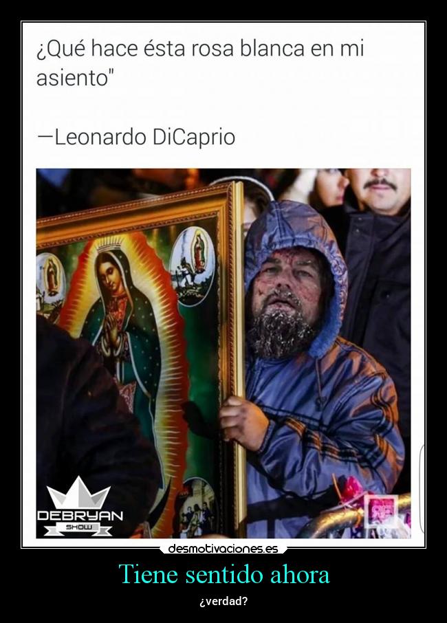 Tiene sentido ahora -