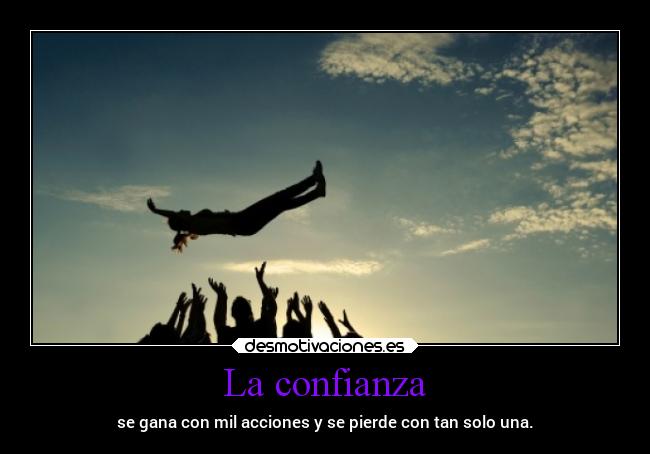 La confianza -