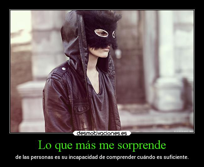 Lo que más me sorprende - 