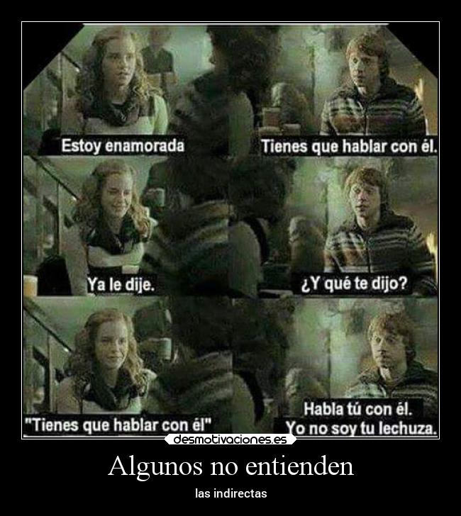 Algunos no entienden -