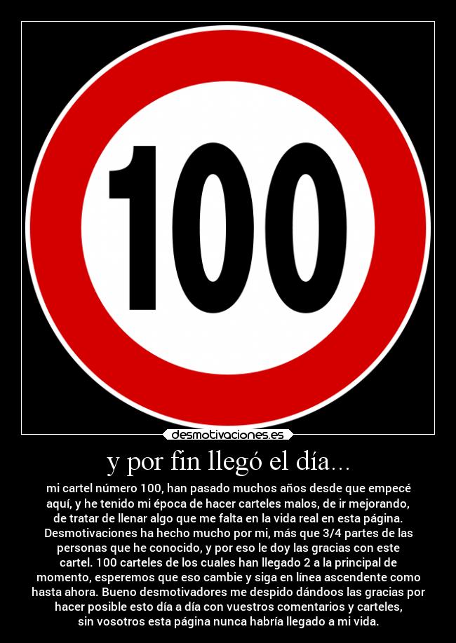 y por fin llegó el día... - 