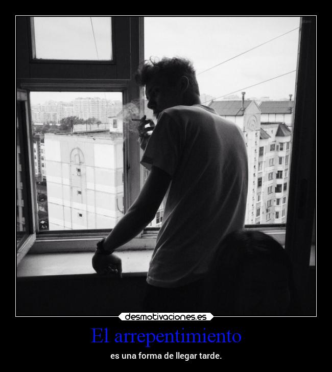 El arrepentimiento -