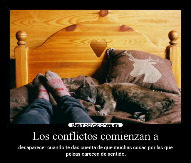 Los conflictos comienzan a -