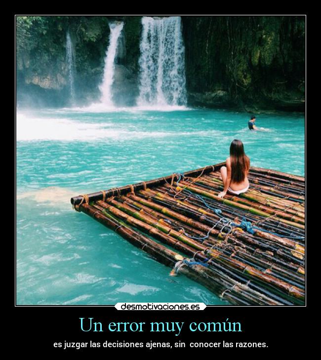 Un error muy común -