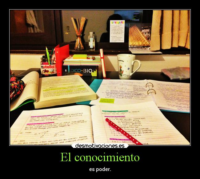 El conocimiento -