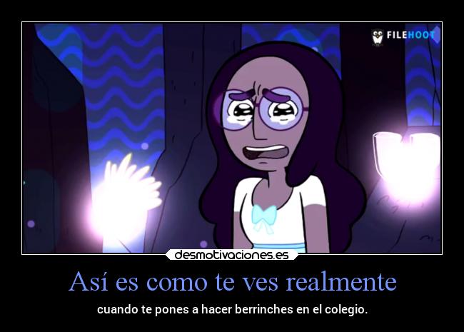 carteles escuela graciosas stevenuniverse steven universe connie berrinche desmotivaciones