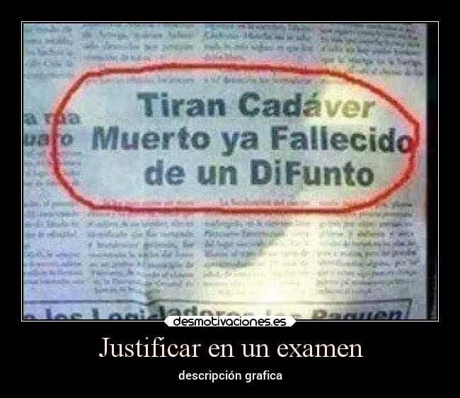 carteles escuela justificar descripcion grafica desmotivaciones
