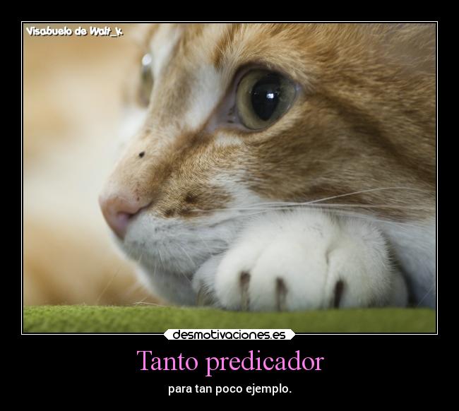 Tanto predicador - 