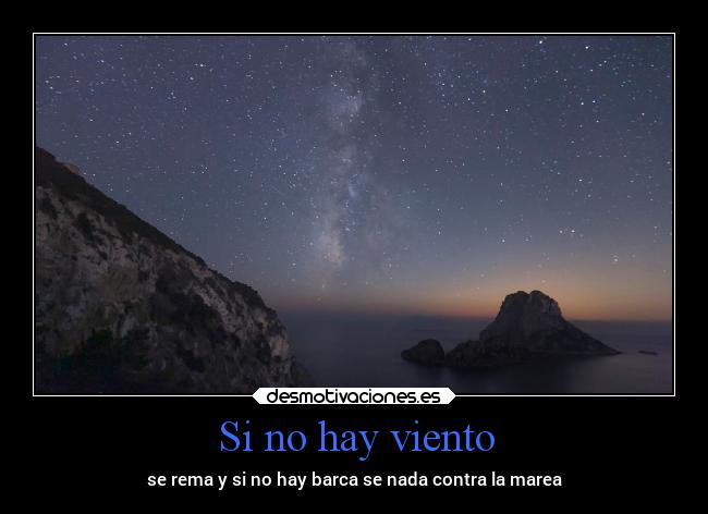 Si no hay viento -