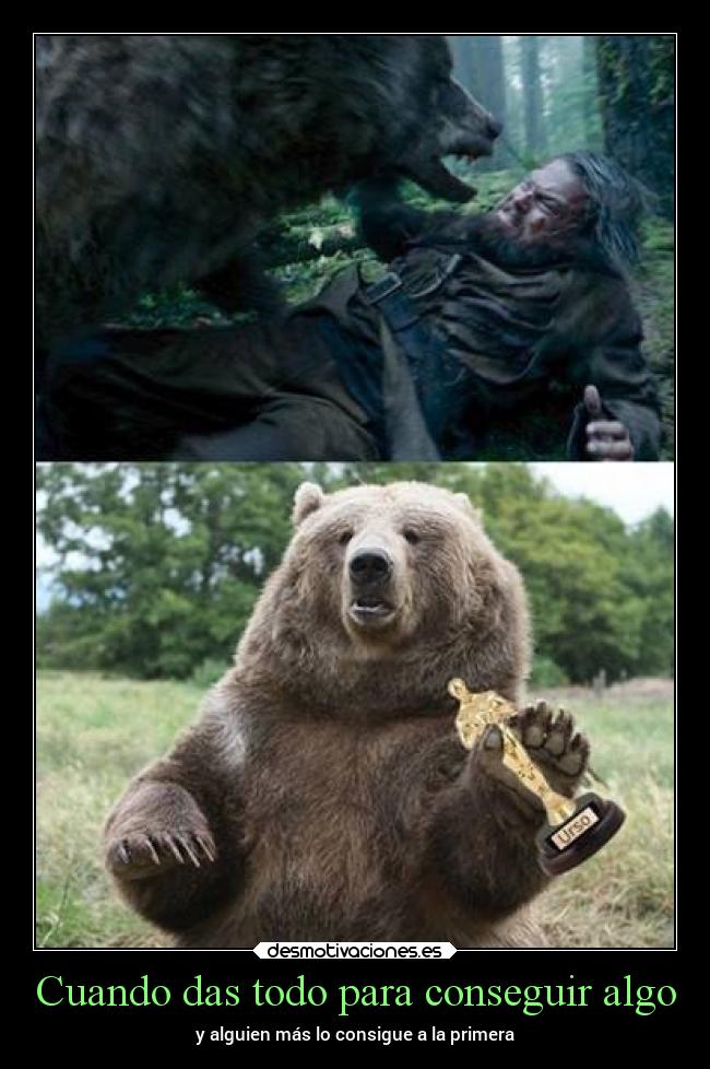 Cuando das todo para conseguir algo - y alguien más lo consigue a la primera