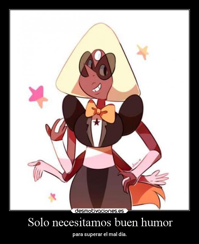 carteles humor humor garnet perla fusion steven universe laurasimpson11 desmotivaciones