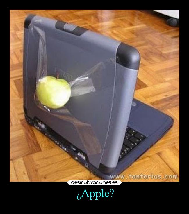 ¿Apple? -