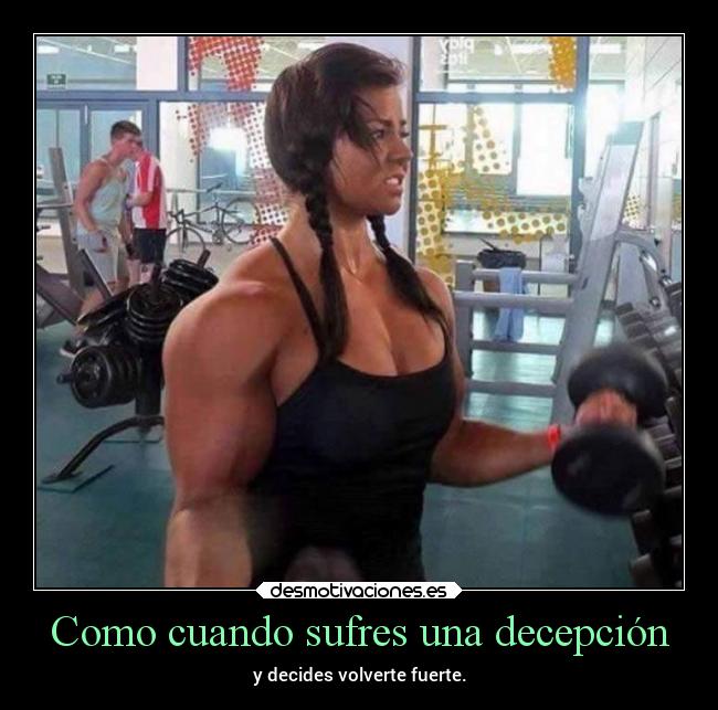 Como cuando sufres una decepción - 