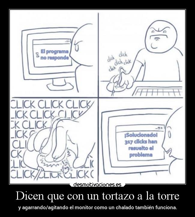 Dicen que con un tortazo a la torre - 