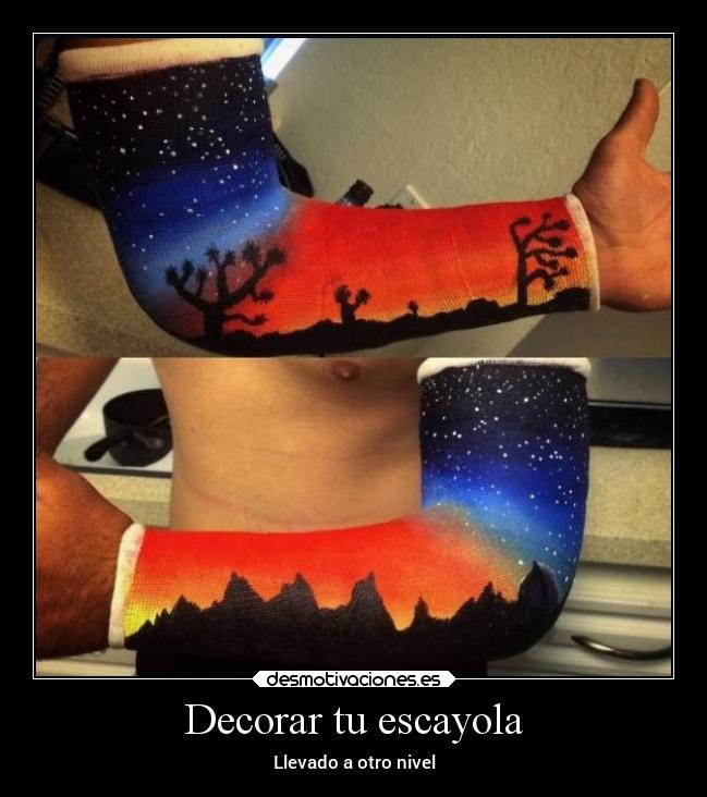 Decorar tu escayola - 