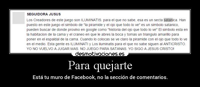 carteles internet locura fanaticos religiosos humon illuminati satan desmotivaciones