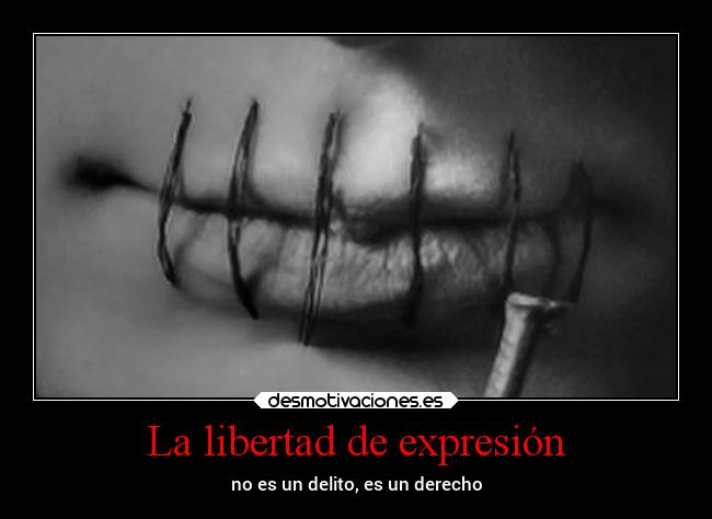 La libertad de expresión -