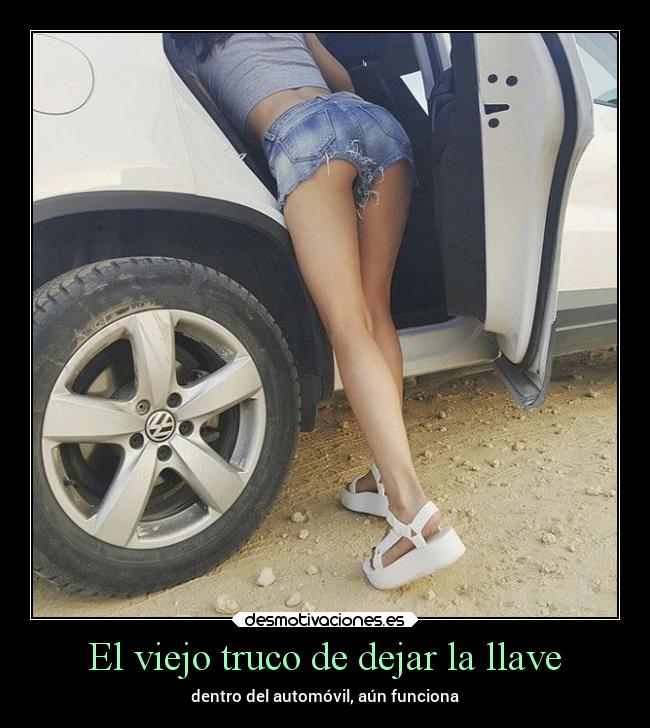 El viejo truco de dejar la llave -