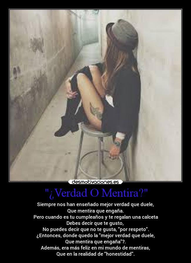¿Verdad O Mentira? -
