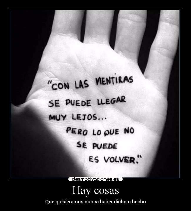 Hay cosas - 