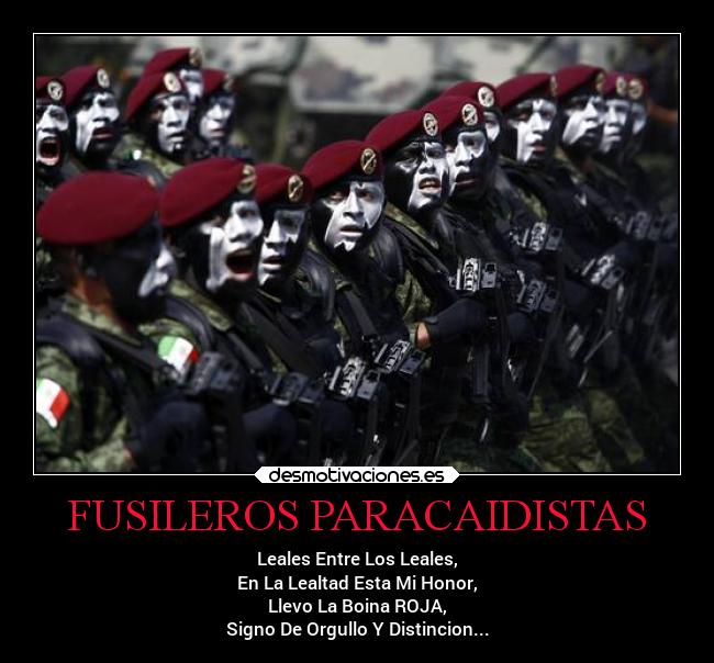 FUSILEROS PARACAIDISTAS -