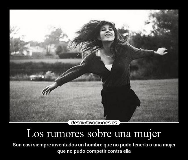 Los rumores sobre una mujer -