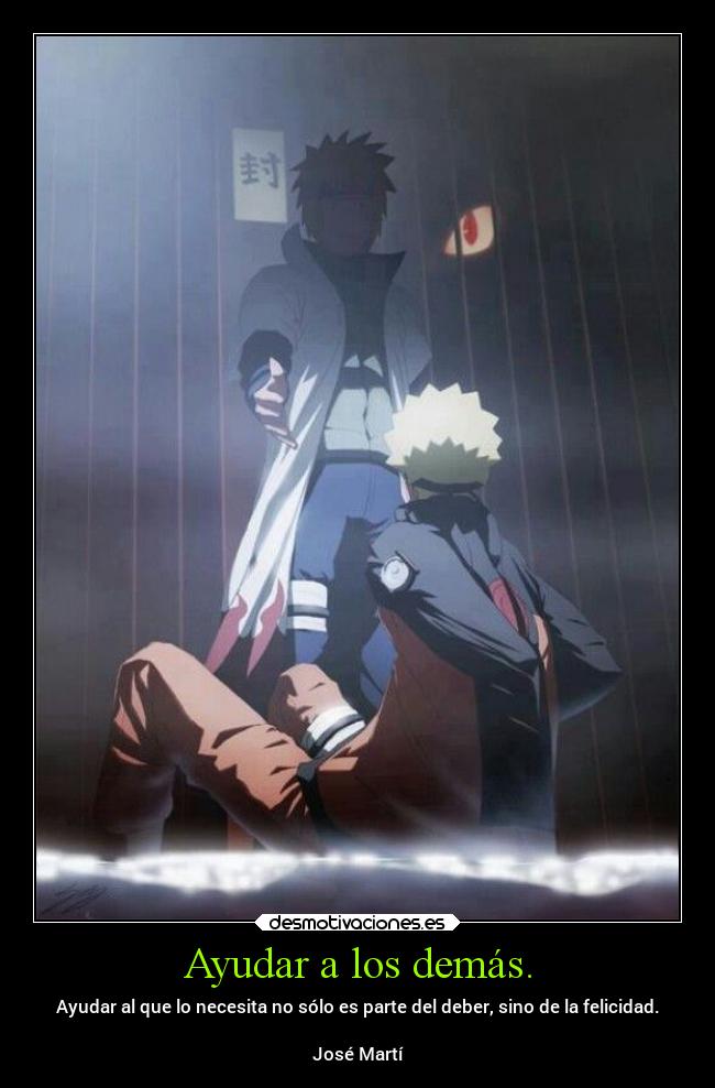 Ayudar a los demás. -
