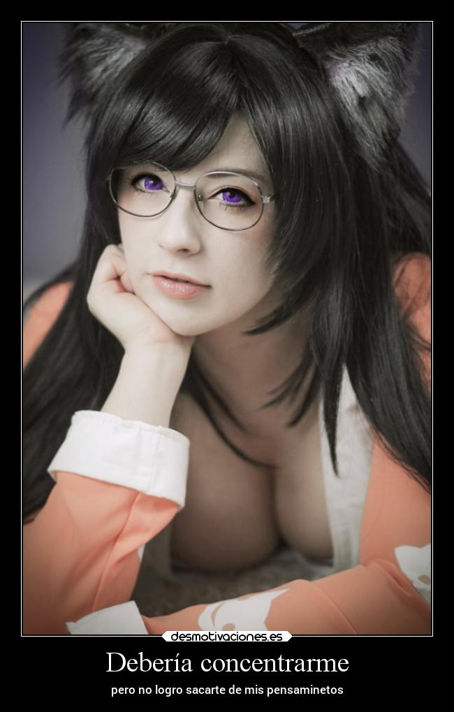 Debería concentrarme -