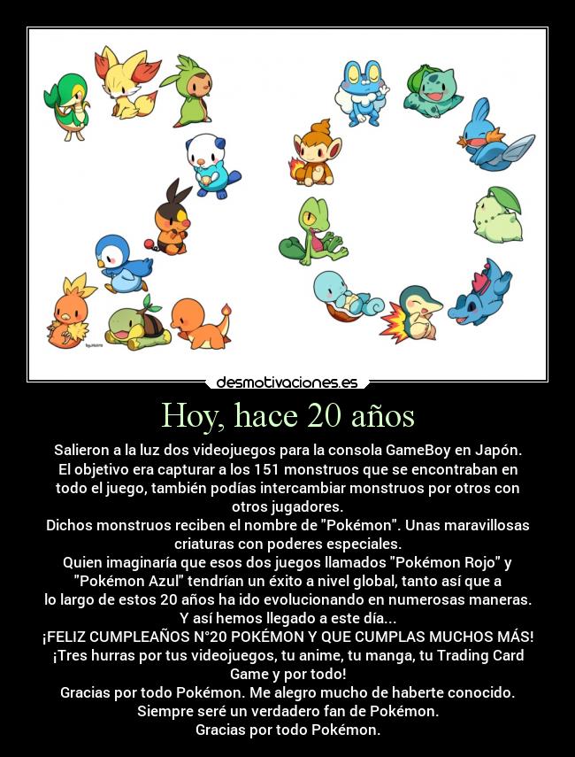 Hoy, hace 20 años - 