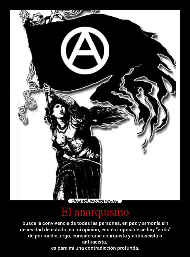 carteles politica mundo anarquismo estrellasnegras mortals unicorniosrosasyazules desmotivaciones