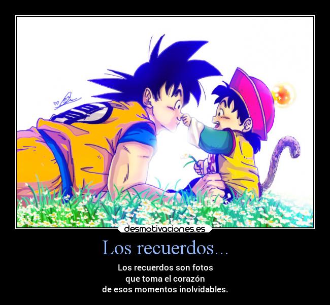 Los recuerdos... - Los recuerdos son fotos
que toma el corazón
de esos momentos inolvidables.