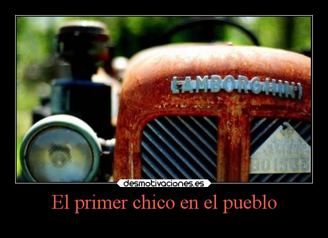 El primer chico en el pueblo -