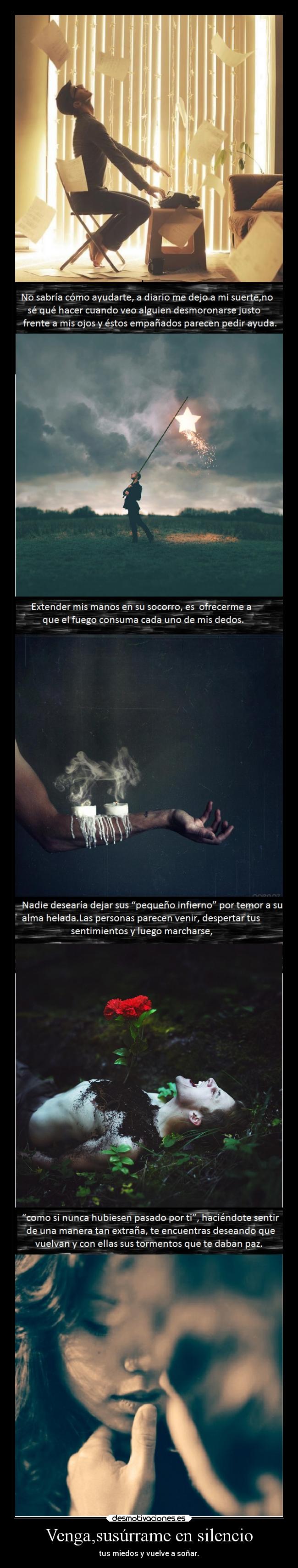 Venga,susúrrame en silencio -