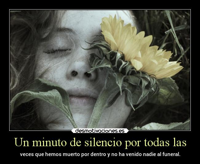 Un minuto de silencio por todas las - 